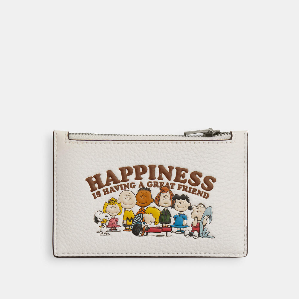 Coach Coach X Peanuts Zip Card Case